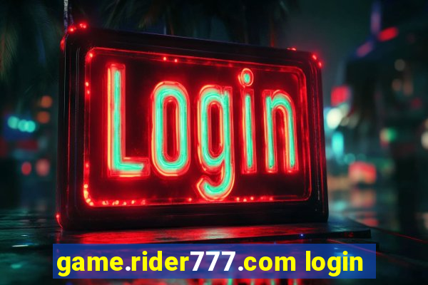 game.rider777.com login